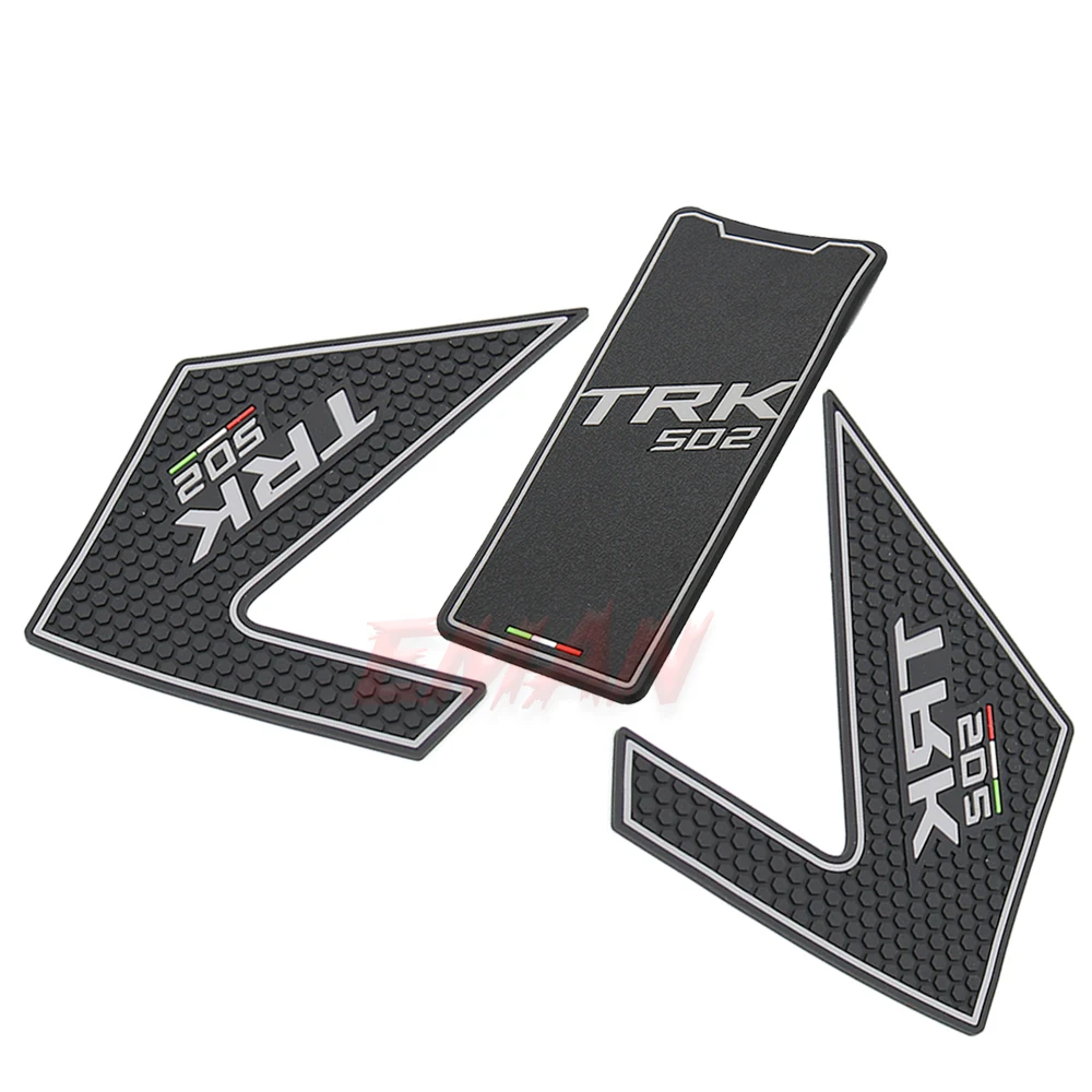 TRK502X Motorcycle Anti Slip Tank Pad Sticker Fits For Benelli TRK 502 X TRK502 Gas Knee Grip Traction Side Kneepad 3M Decals