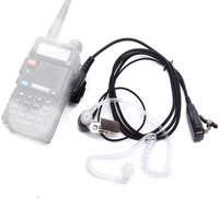 Acoustic Headset for Baofeng Walkie Talkie UV-5R UV-82 UV-S9 Plus RT22 BF-888S Air Tube Earpiece of UV-16 Max UV-13Pro Ham Radio