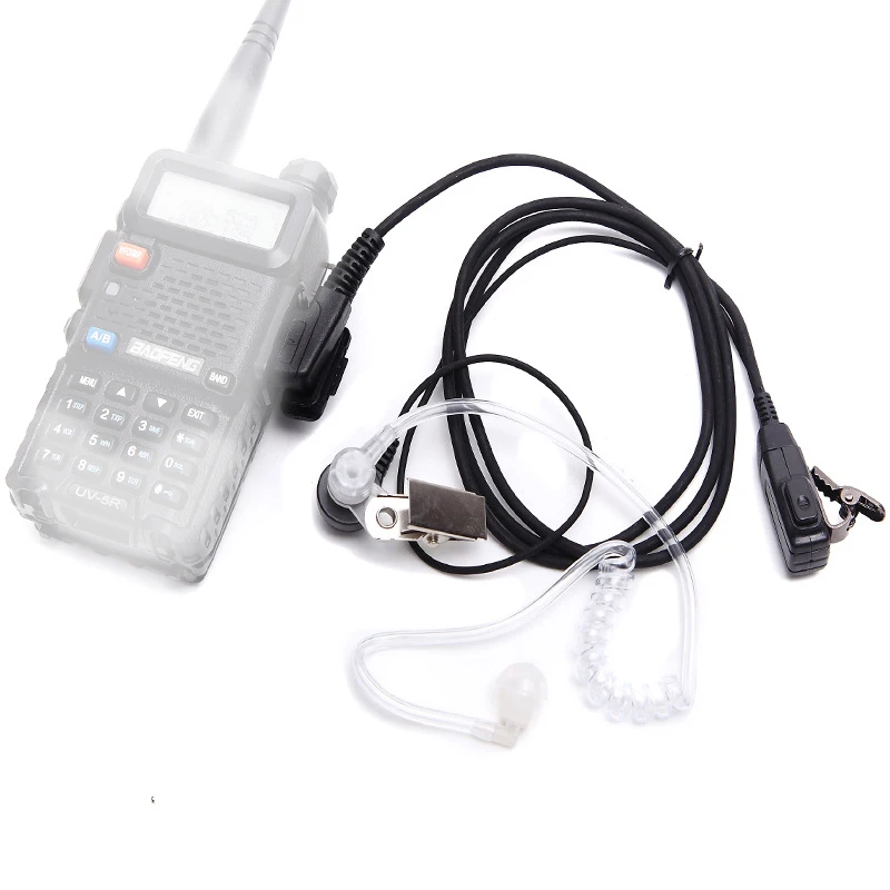 Acoustic Headset for Baofeng Walkie Talkie UV-5R UV-82 UV-S9 Plus RT22 BF-888S Air Tube Earpiece of UV-16 Max UV-13Pro Ham Radio