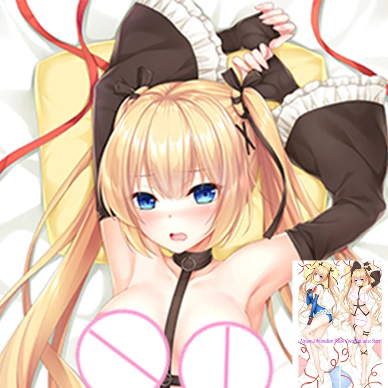 

Anime Pillow Cover Dakimakura Marie Rose 2 Side Printed Hugging Body Pillowcase Cushion Cover Bedding Young Girl Tits