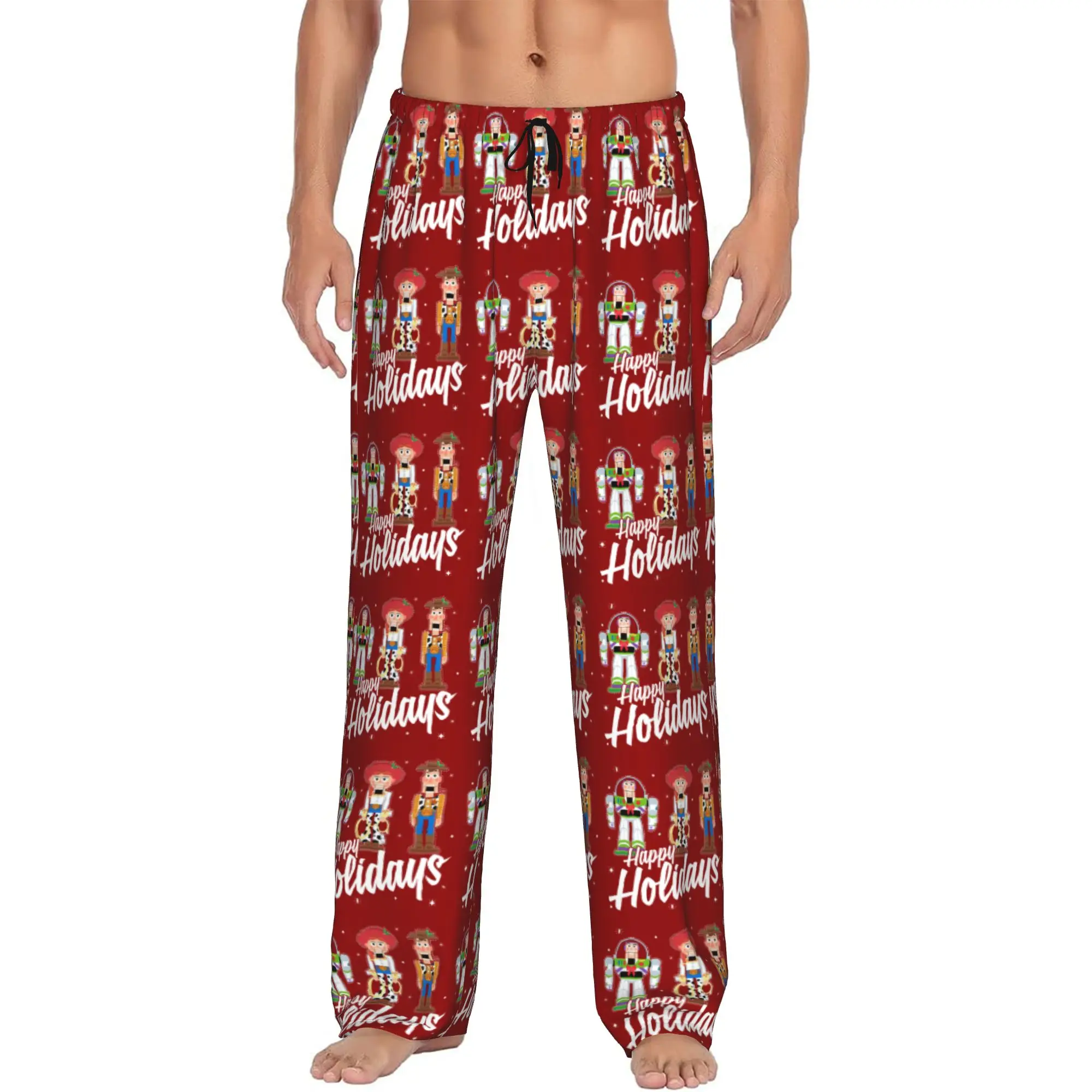 

Custom T-Toy Cartoon S-Story Pajama Pants Men Sleepwear Lounge Sleep Bottoms Stretch with Pockets