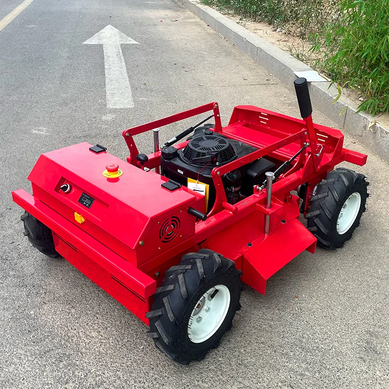 Customizable wheeled lawn mower robot with superior performance, simple operation, and strong power lawn mower