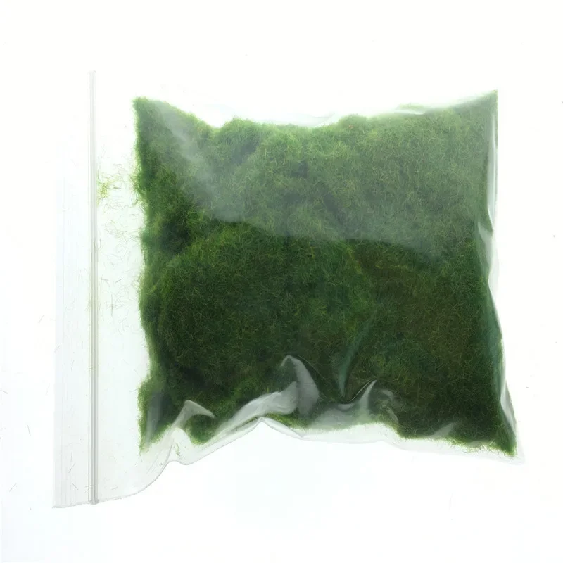 30g/lot Architecture Scale Model Grass Tuft Grass Flock 3mm Needle Grass Bushes Building Materials Scene Scenario Supplies