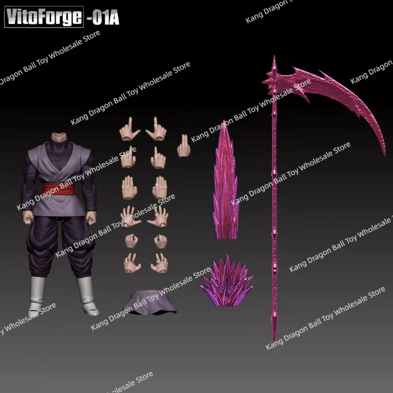 Vorbestellung VitoForge – The Scythe Lord Dragon Ball Black Goku Zamas Super Saiyajin Anime Modell Spielzeug Action Doll Collection Geschenke