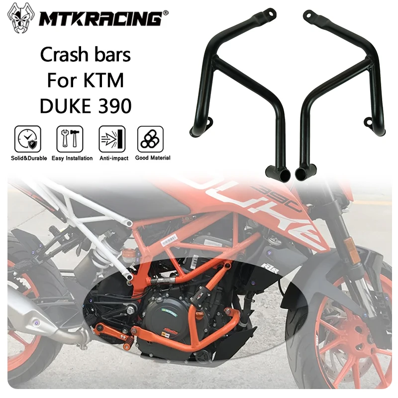 

Аварийные полосы MTKRACING для KTM DUKE 390 2014-2016, аксессуары для мотоциклов, защита двигателя, бампер, защита рамы, аварийный стержень