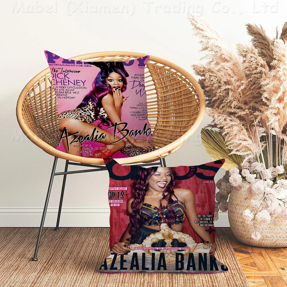 

A-Azealia B-Banks Maple Design Cushion Cover Happy Autumn Harvest Decor Holiday Decorati Pillow Cover