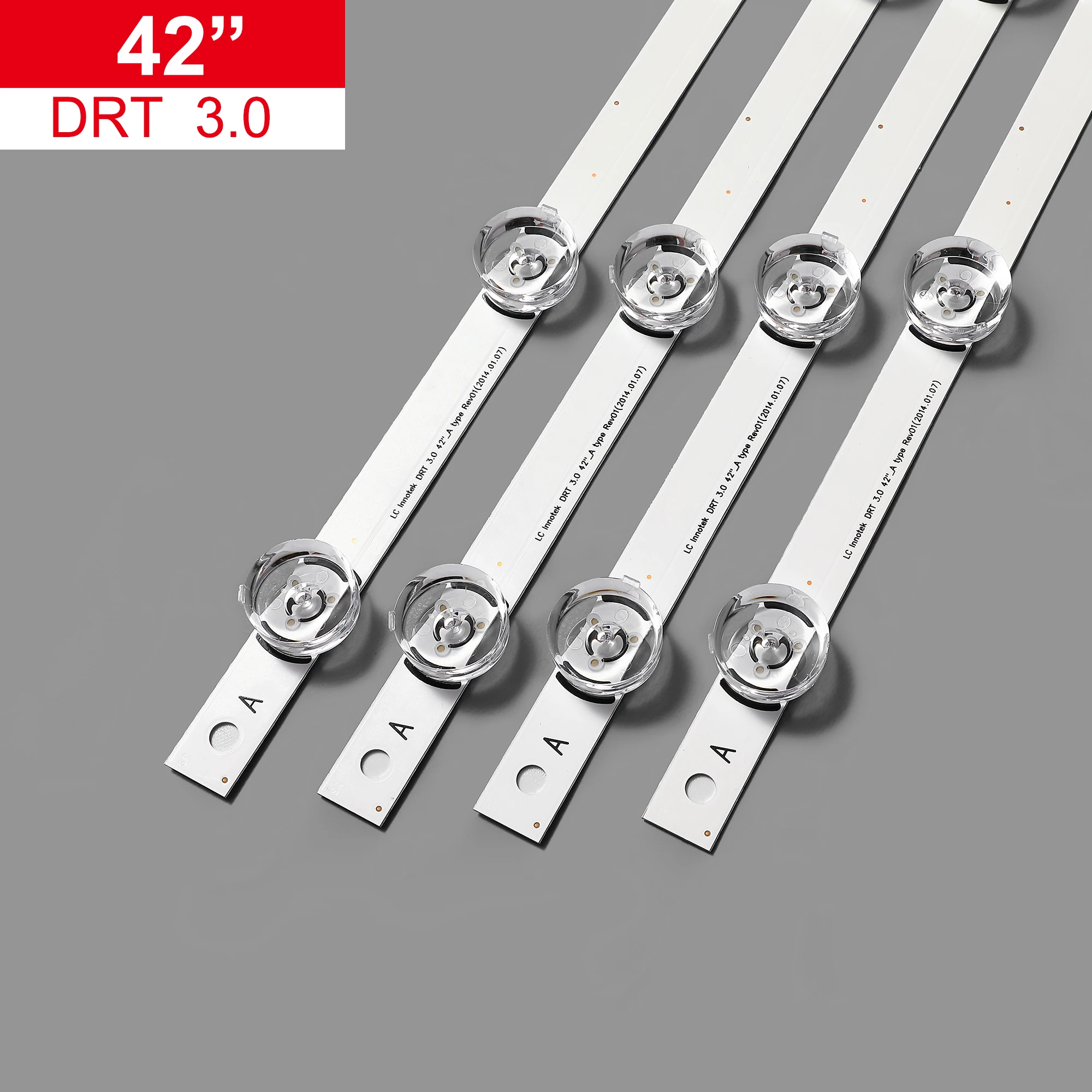 New8pcs/set LED strip Replacement for LIG LC420DUE 42LB5500 42LB5800 42LB560 INNOTEK DRT 3.0 42 inch A B 6916L-1710B 6916L-1709B