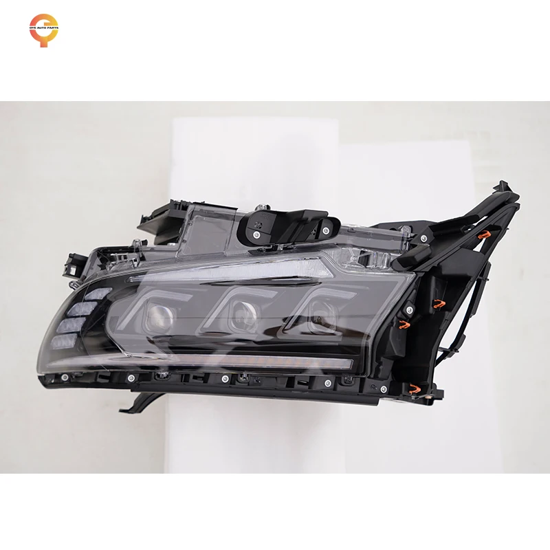 

Factory Best Selling LC300 Modified CAR LED HEADLAMP for 2018-2023 Land Cruiser Prado High Quality White Light 3-Eye Design