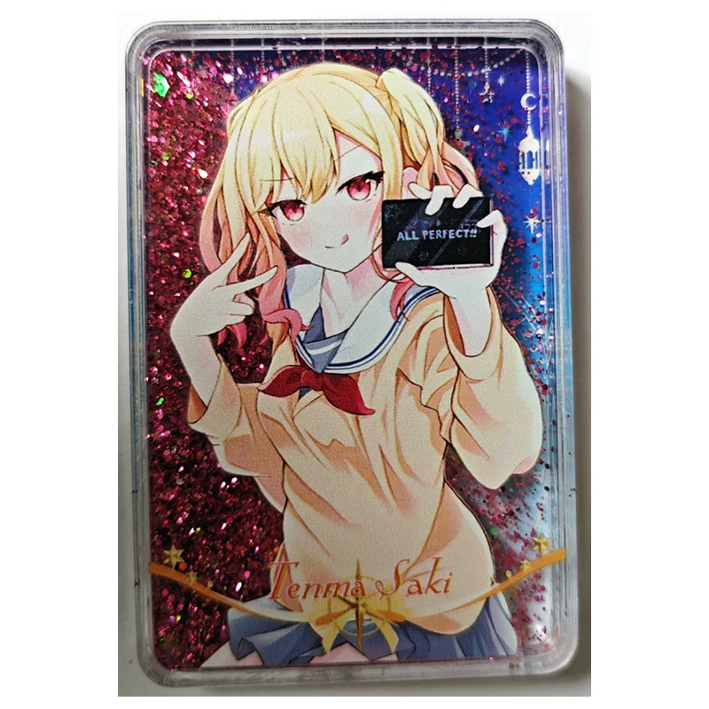 Anime Goddess Story 5 m09 ACG Quicksand card Ten maSaki Takamatsu Tomori Misono Mika boy Toy collection compleanno regalo di natale