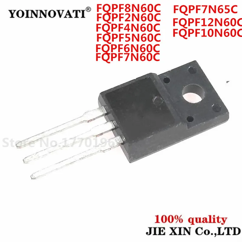 10PCS FQPF8N60C TO-220 TO220 MOS transistor FQPF2N60C FQPF4N60C FQPF5N60C FQPF6N60C FQPF7N60C FQPF7N65C FQPF10N60C FQPF12N60C