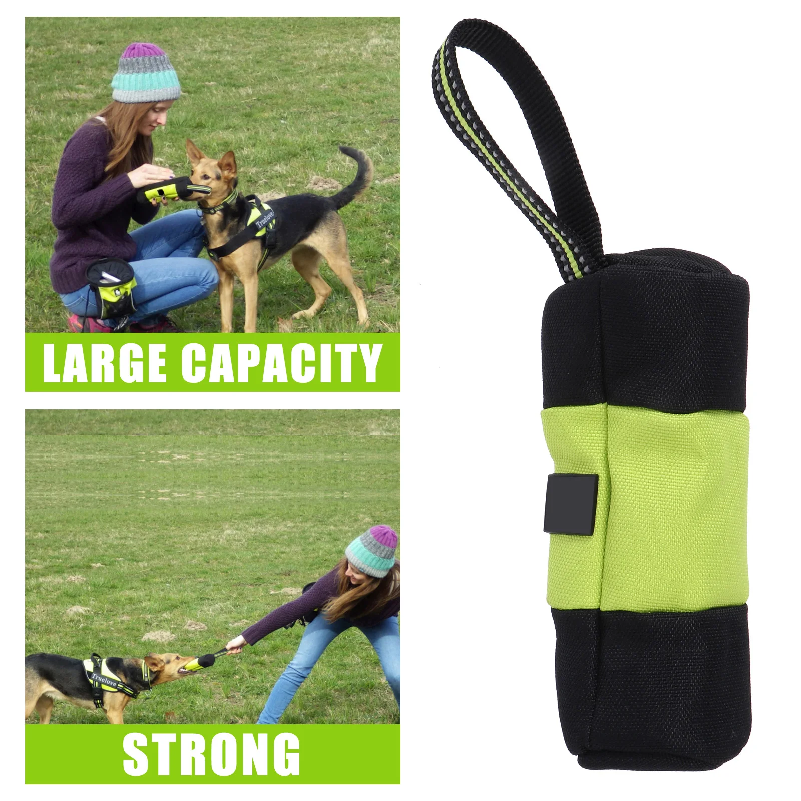 

Nylon Dog Treat Bag Compact Lightweight Luminescent Hand Strap Puppy Snack Pack Training Pouch Pet Supplies Dog Walking