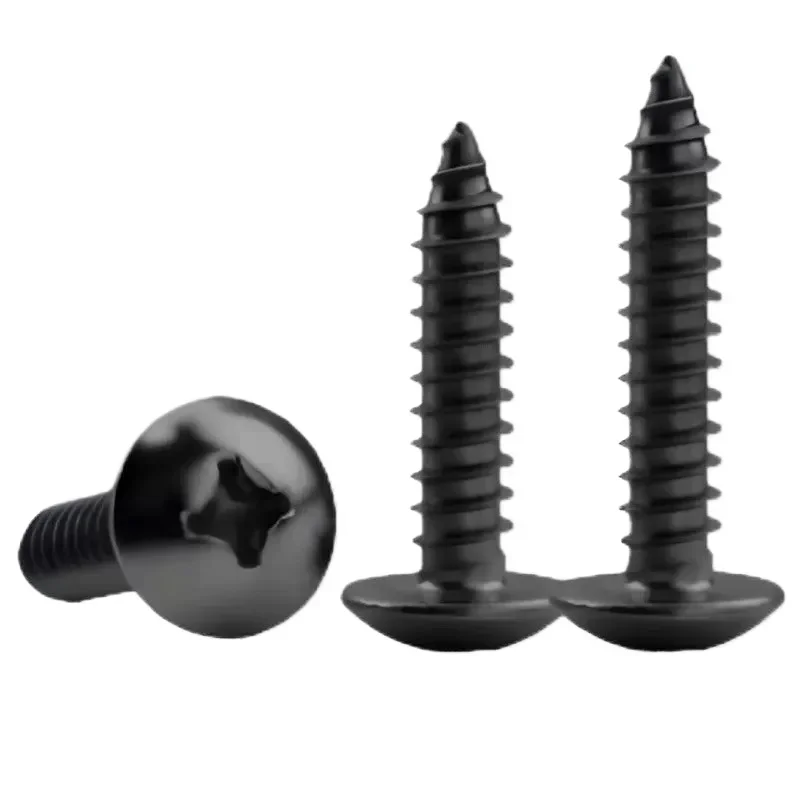 Carbon Steel Phillip,s Truss Head Screw M1 M1.2 M1.7 M2 M2.3 M2.6 M3 M3.5 M4 M5 M6 Cross Recessed Flat Head Self-Tapping Screws