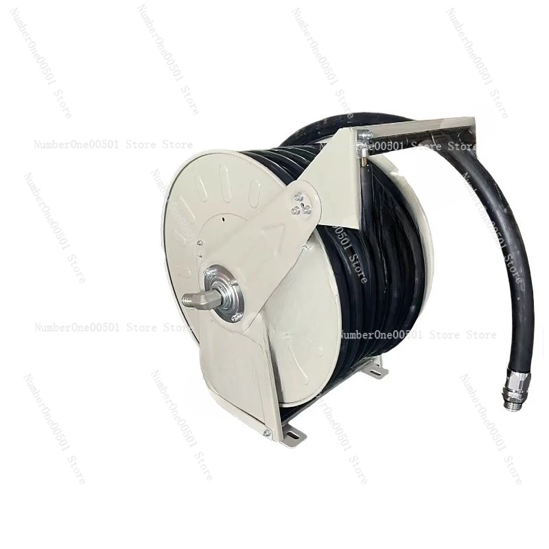Drone Chemical Hose Reel 1 Inch Automatic Retractable 15m 20m for Agricultural Spraying Vehicle Mounted Refueling