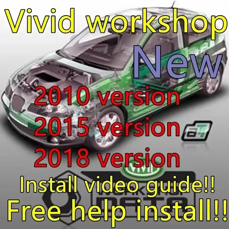 النسخة الجديدة Vivid 2018 /2015 /2010 ورشة عمل البيانات برنامج إصلاح السيارات obd2 الماسح الضوئي أدوات صيانة السيارات الأوروبية مخطط الأسلاك