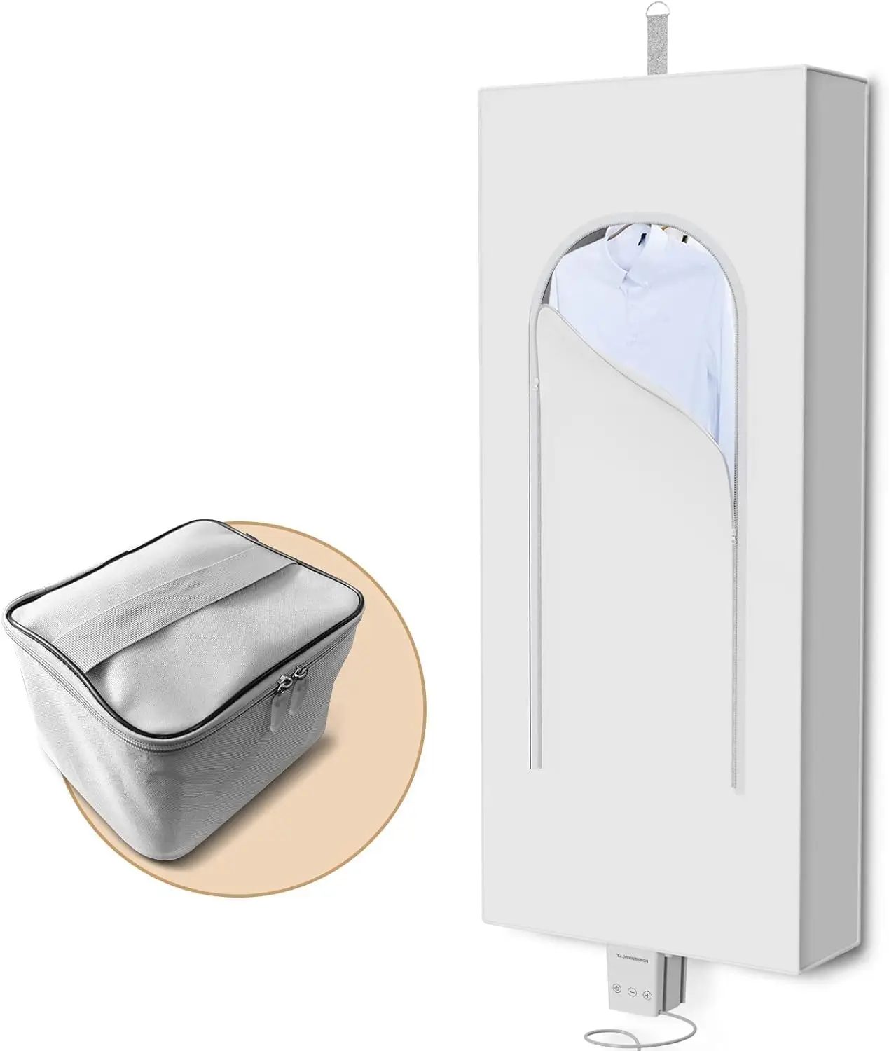 

Portable 110V Electric Clothes Dryer, 600W PTC Dryer with 11LBS Capacity, Foldable & Hangable, Fast & Quiet Drying for Apartment