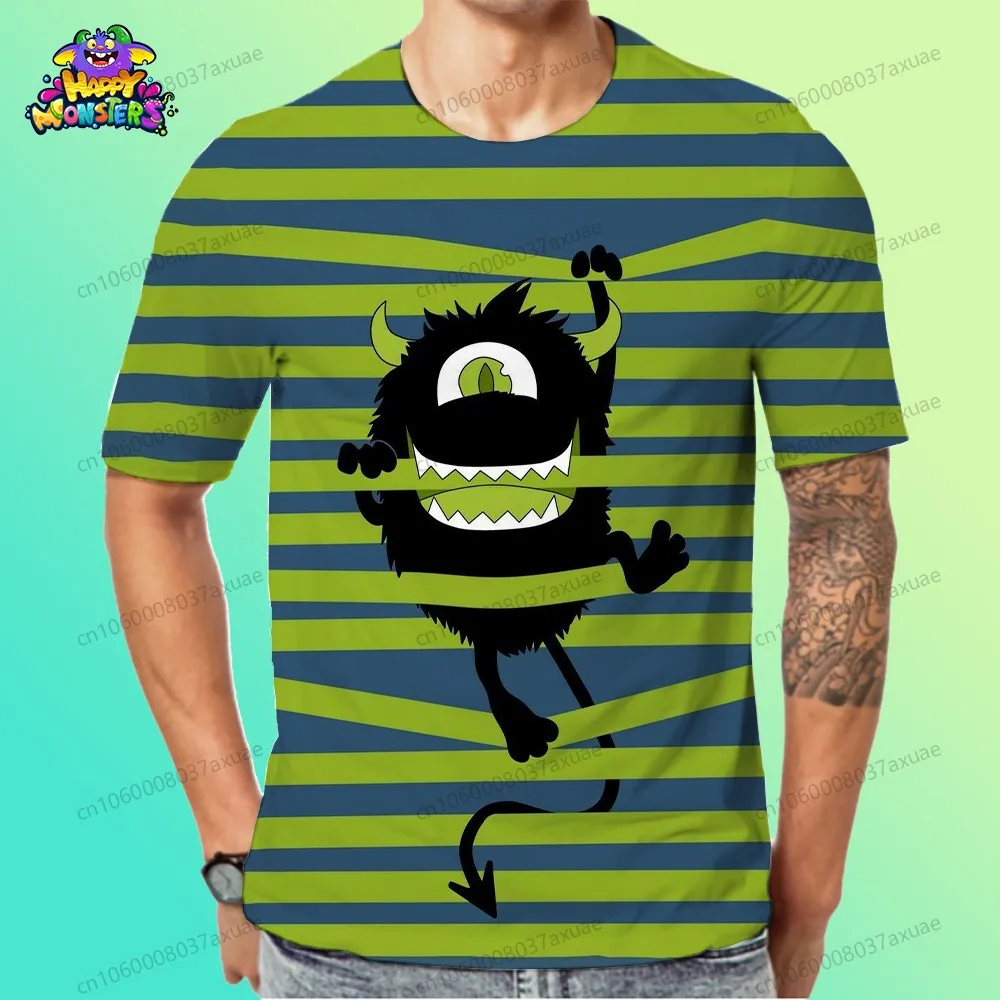 

Men's T Shirt Leisure Disney Monsters Inc. 110-6XL 2025 New Kid's Clothes Funny T Shirts Summer Couple Outfit Y2k Fashion Party