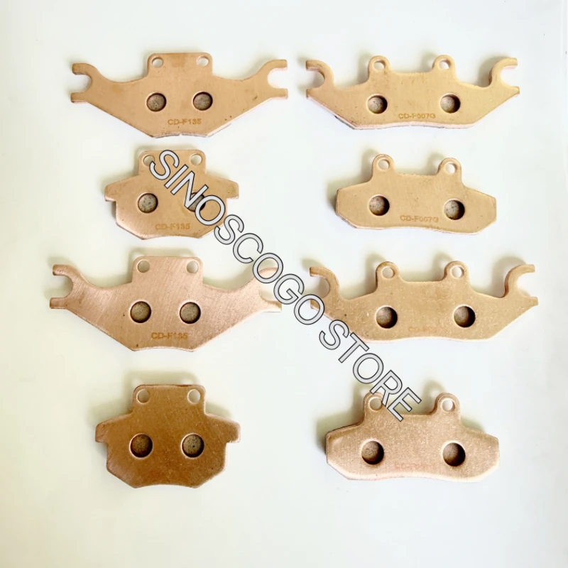 ODES ATV Front Rear Brake Pads Sintered 8PCS For Odes 650 800 900 1000 Pathcross  Troxus Dune UTV Quad 15106010060 15106010080
