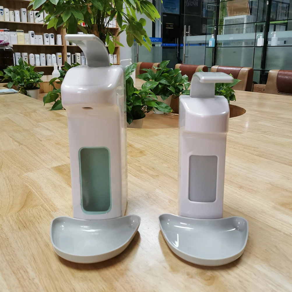 

1PC 500ML Manual Liquid Soap Dispenser Large Capacity Hand Machine Wall Mounted Elbow Pressing Soap Dispenser Modern Hanging Con