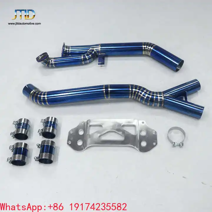 

Stock Titanium Alloy High Performance 89mm Racing Single Midpipe Exh-aust System for BMW G80 G82 M3 M4 S58