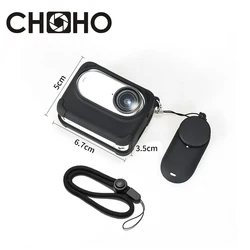 For Insta360 GO 3S GO3S Accessories Soft Shell Case + Lens Cap Rubber Silicone silica gel Housing Protector For Insta 360 go3S