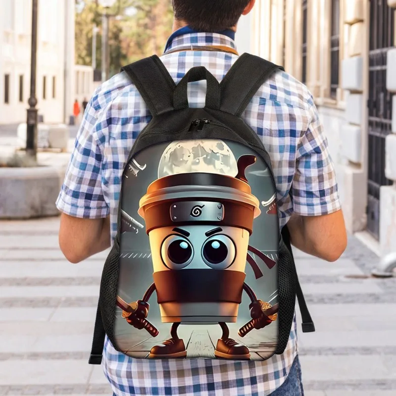 Italian Brain Rot Printed Backpack Assassin Tung Tung Tung Sahur Large Capacity Backpack Student Birthday High Street Schoolbag