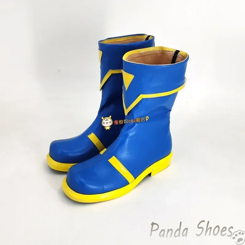 Sword Art Online Silica Cosplay Shoes Anime SAO Blue Cos Boots Comic Ayano Keiko Cosplay Costume Prop Shoes for Halloween Party