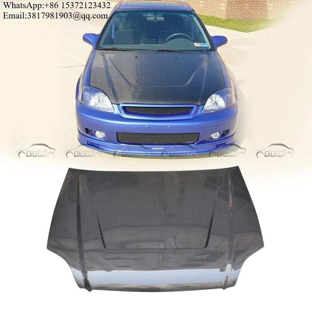 

Карбоновый капот в стиле ZERO для Honda Civic EK 6TH Type R Si 1998-2000