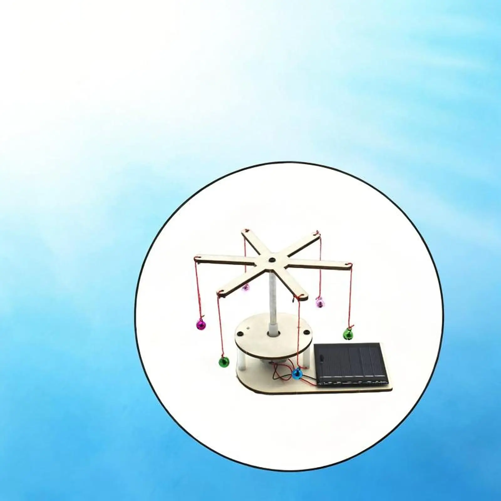 

DIY Science Experiment Kit Solar Rotating Bell Handicraft Building Toy Science Craft for Boy Girls Children Kids Birthday Gift