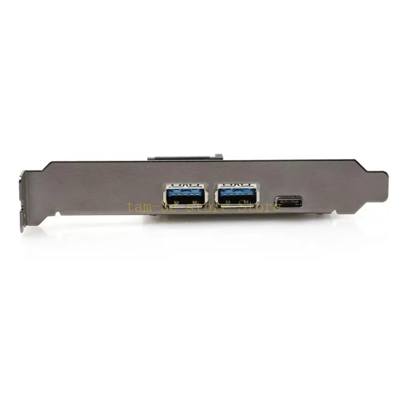 بطاقة توسيع USB عالية السرعة PCIE-2A1C إلى USB3.1 Type USB3.0A للكمبيوتر المكتبي D0UA