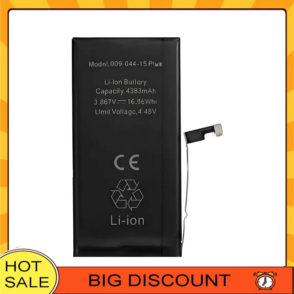 

For Apple Iphone 15 Plus High Compatibility Mobile Phone Battery Long Lasting 3279Mah