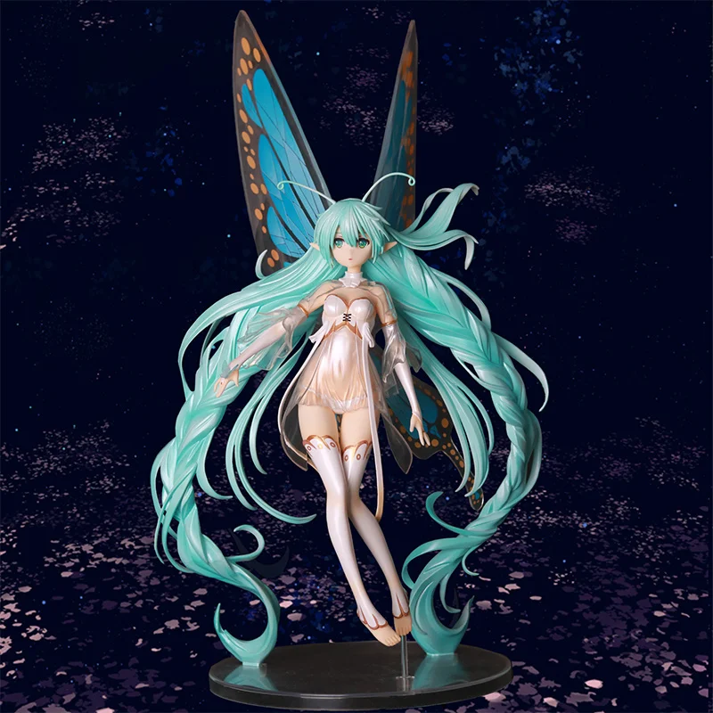 Hobbybeat-Hatsune ku Butterfly Girl Anime Figure Statue, Modèle de collection, Figurine de décoration, Jouet Butter Girl, Cadeau original, 35cm