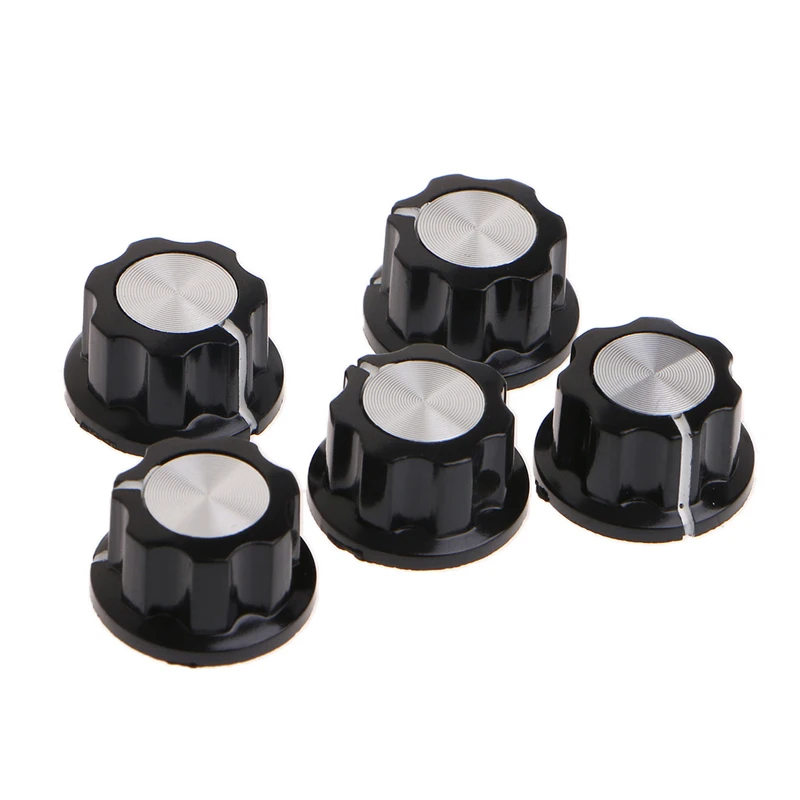 

5 Pcs MF-A01 Potentiometer Knob Inner 6mm Rotary Bakelite WH118 WX050