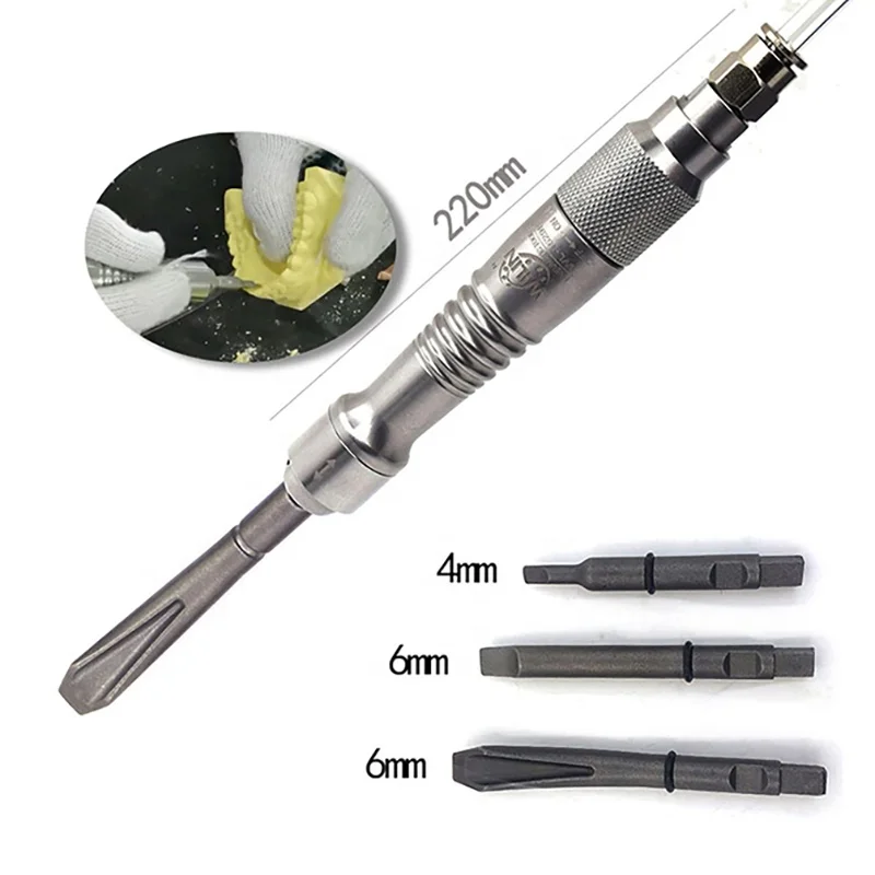 

Micro Air Flux Chipper Pneumatic Scraper Brake Scaling Gas Shovel Chisel Pencil de ntal Medical Gypsum Cast Engrave Set