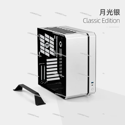 

Mechanical Master C34 Matx ATX Side Transparent Aluminum Small Box, ATX Power Tower Air-cooled Mini Main Box
