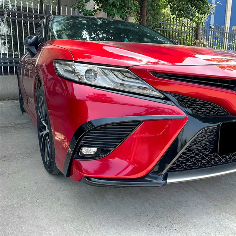 

Car Front Bumper Light Frames Spoiler Racing Grille Cover For Toyota Camry 8Th Generation 2018 2019 2020 Sport