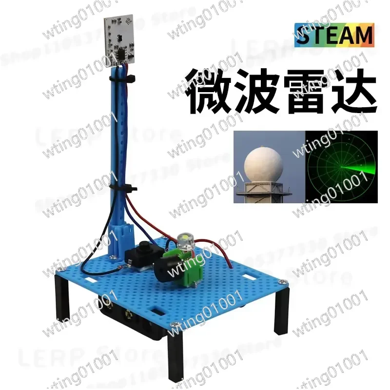 for Doppler Microwave Radar Sensor AI Mini Tech Gadget DIY Kids Maker Electronic Kit Educational Science Experiment Learning