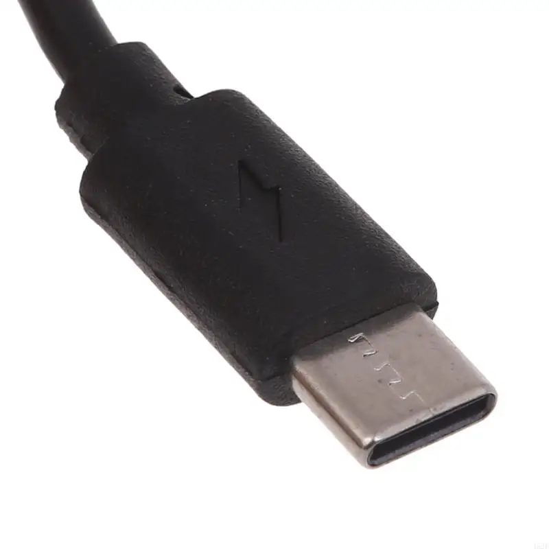 462E Portable Power Cord Male to Male Connector Line Type-C to DC5521 for Home Office