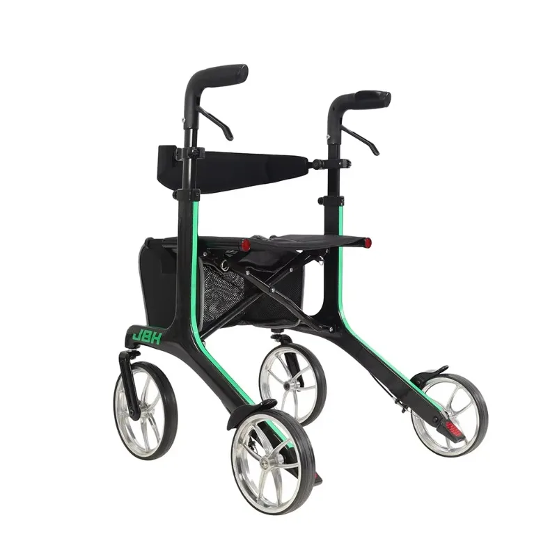 Comfortable and Portable Aluminum Rollator Walker for Seniors