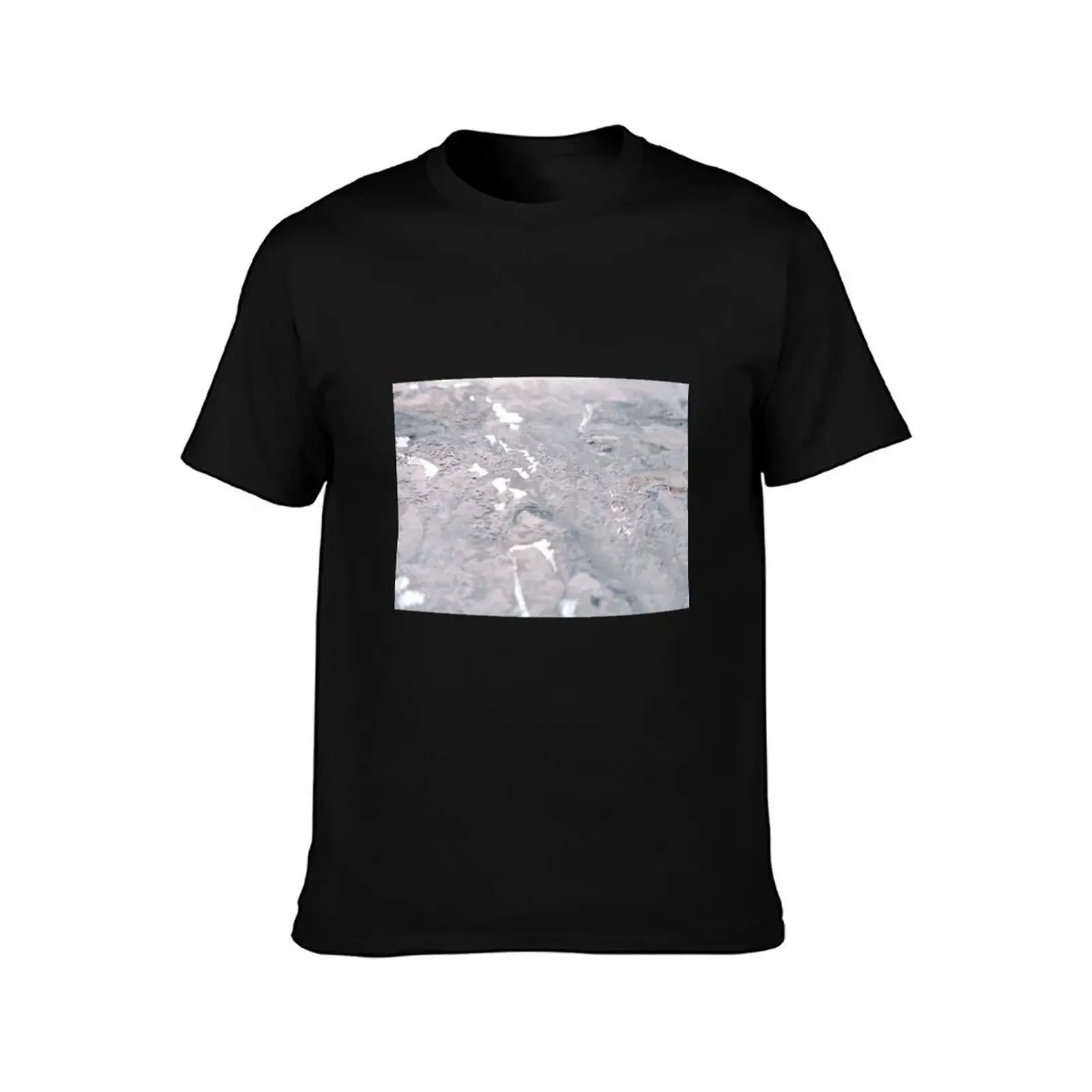 Grey and silver winter abstract T-Shirt oversized graphic tee baggy shirts mens graphic t-shirts anime