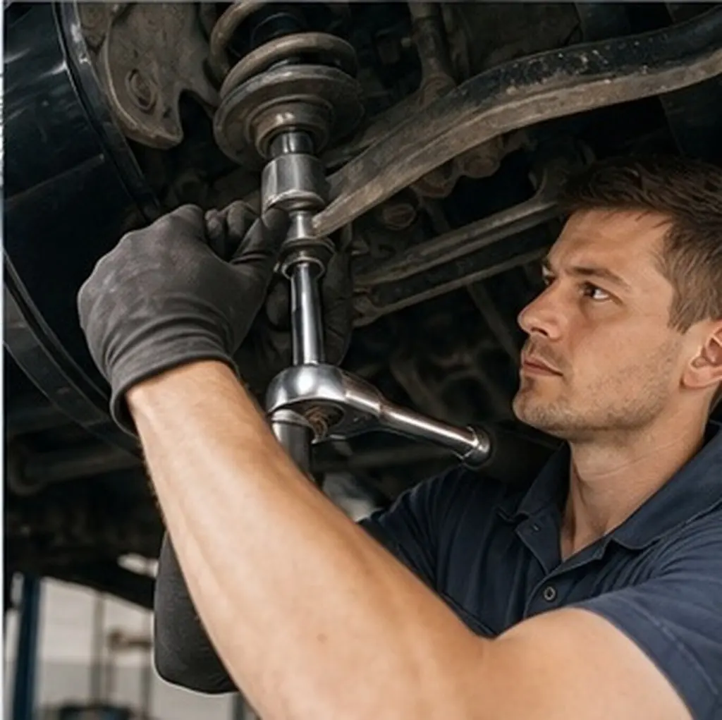 Heavy Duty Shock Absorber Socket Tool for Automotive Suspension Repair and Nut Removal
