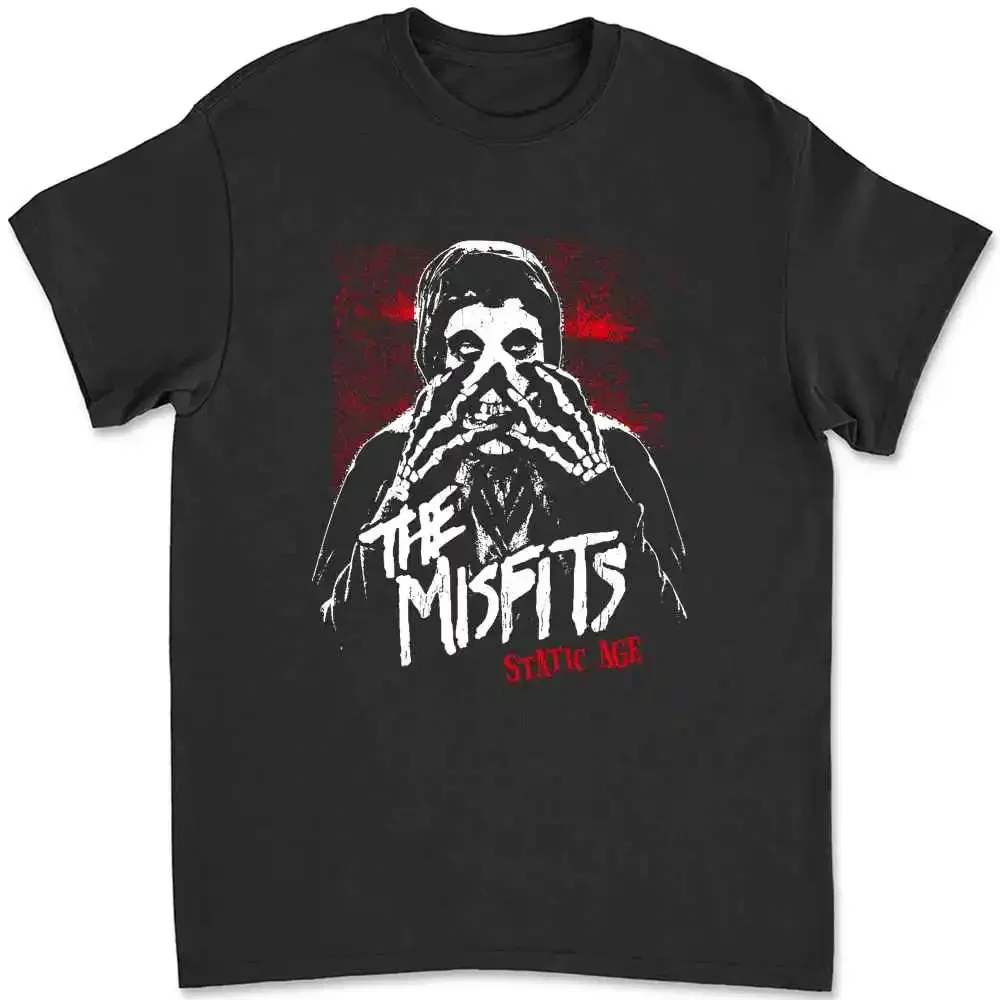 Misfits Static Age Crimson Ghost Hardcore Punk Glenn Danzig Samhain Doyle Camiseta U75Q