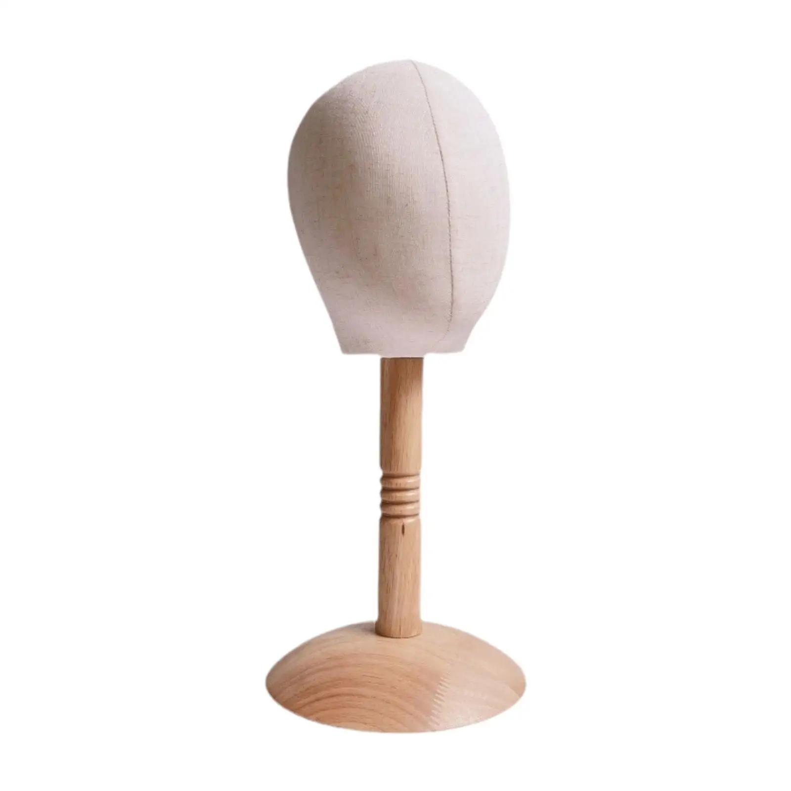 Modèle de Tête de Bébé avec Base en Bois pour Enfant, Présentoir de Chapeau pour Nourrissons, Décoration d'Halloween, Perruque de Centre Commercial