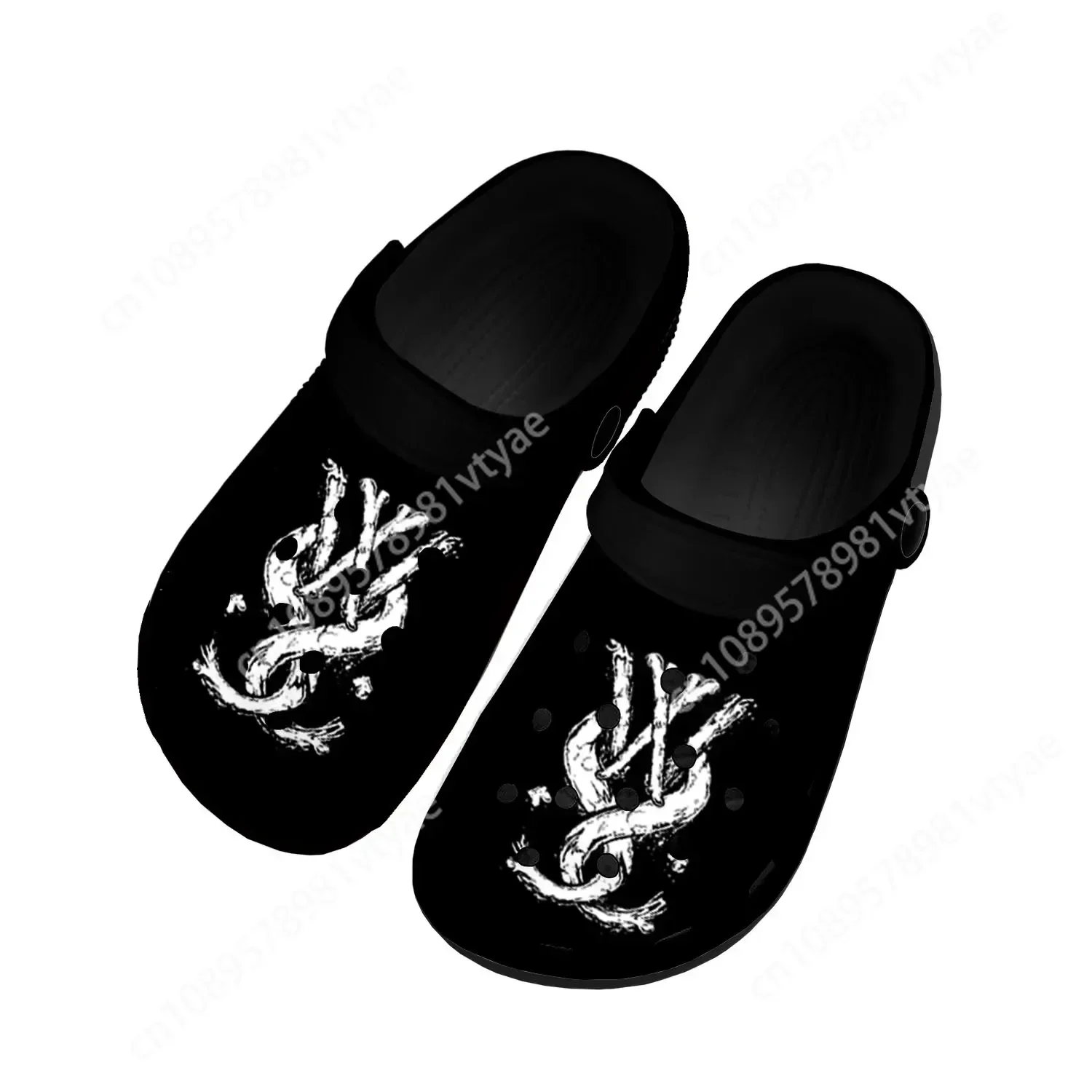 

While She Sleeps metalcore band Home Clogs Custom Water Shoes Mens Womens Teenager Shoes Clog Breathable Beach Hole Slippers