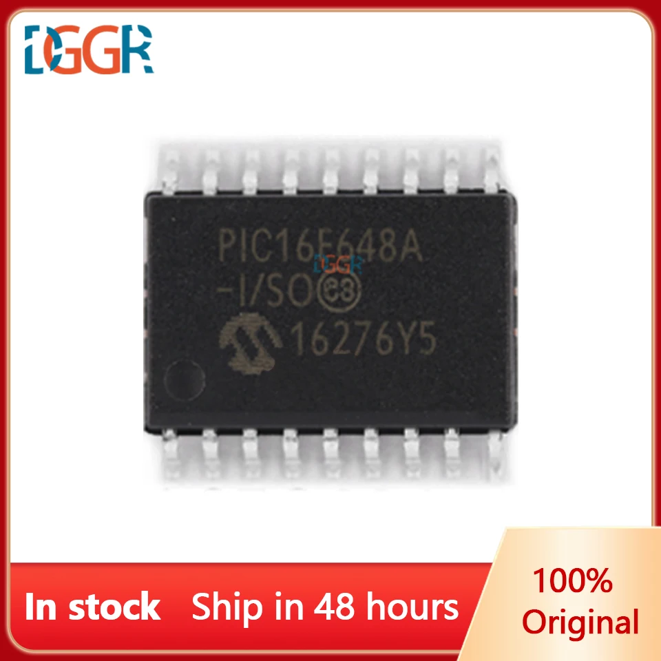 DGGR Original PIC16F648A-I/SO SOP18 Original brand new Microcontroller MCU PIC16F648 PIC16F648A I SO