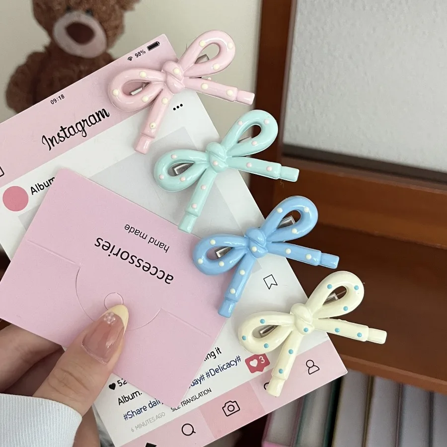 Cute and traceless hair hairpin 2025 new headwear all-match design clip bb clip fashionable cartoon hair hairpin for women