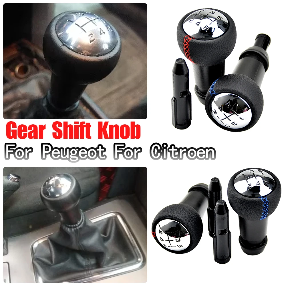 

Gear Shift Knob for Peugeot 106 107 205 206 207 306 307 308 309 405 406 407 508 605 607 for Citroen C1 C3 C4 Lever Change Knob