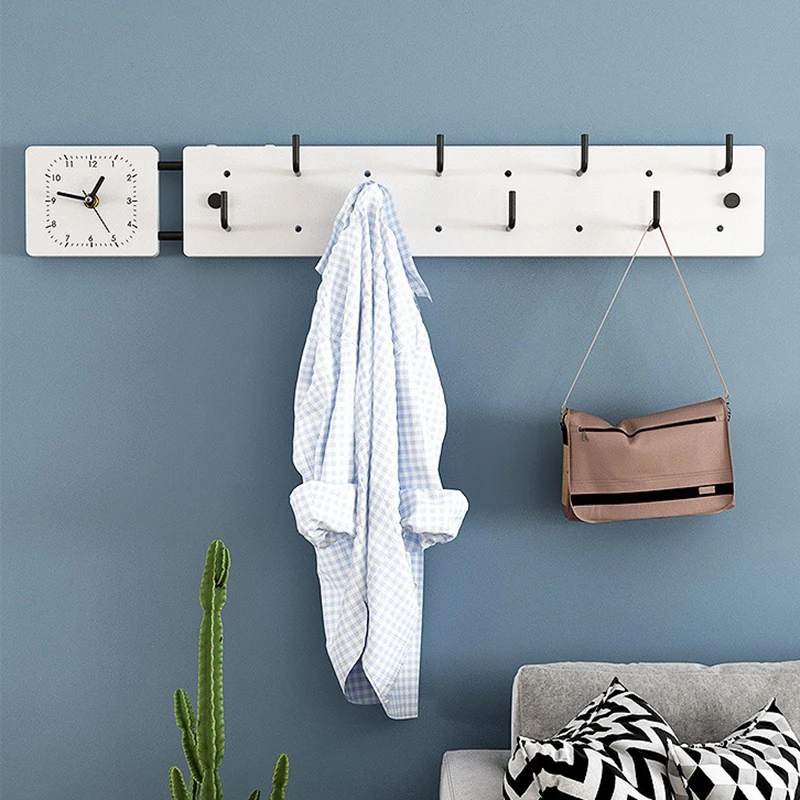 Minimalist Coat Racks Wall Storage Clothes Hangers Space Saving Entrance Hall Hat Backpack Scarf Organizers Hooks Bedroom Shelf