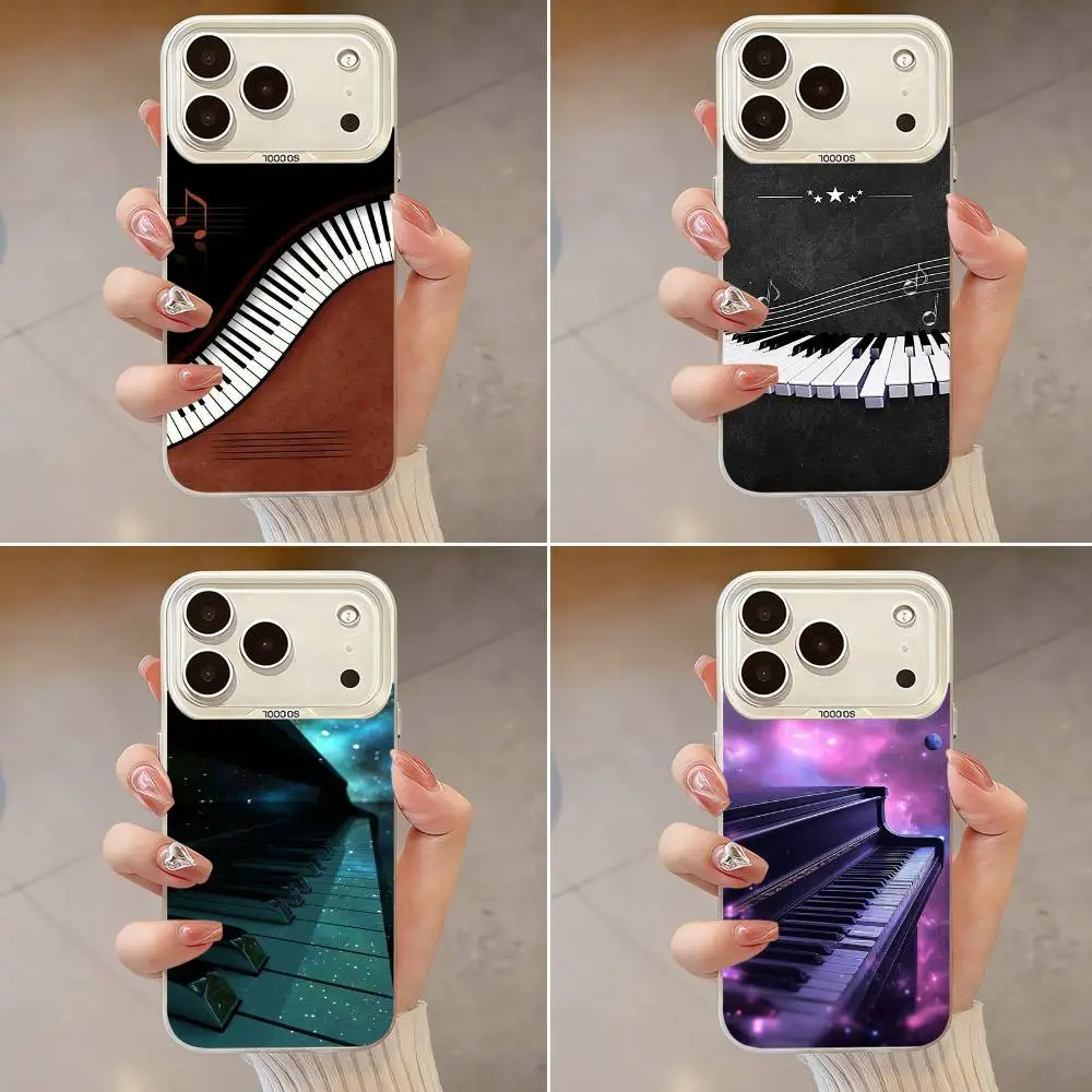 

Starry Sky Piano Art Phone Case For iPhone 17,16,13,12,X,11,15,14,Pro,Max,Plus,SE4,Air,Mini White IMD HD Matte