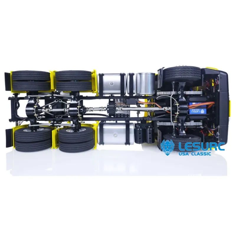 

LESU 1/14 RC Тракторный Грузовик DIY 6x6 Пульт Дистанционного Управления 3-осевые Инженерные Автомобили Окрашенная Готовая Модель Звук Свет Для Мальчиков Подарки