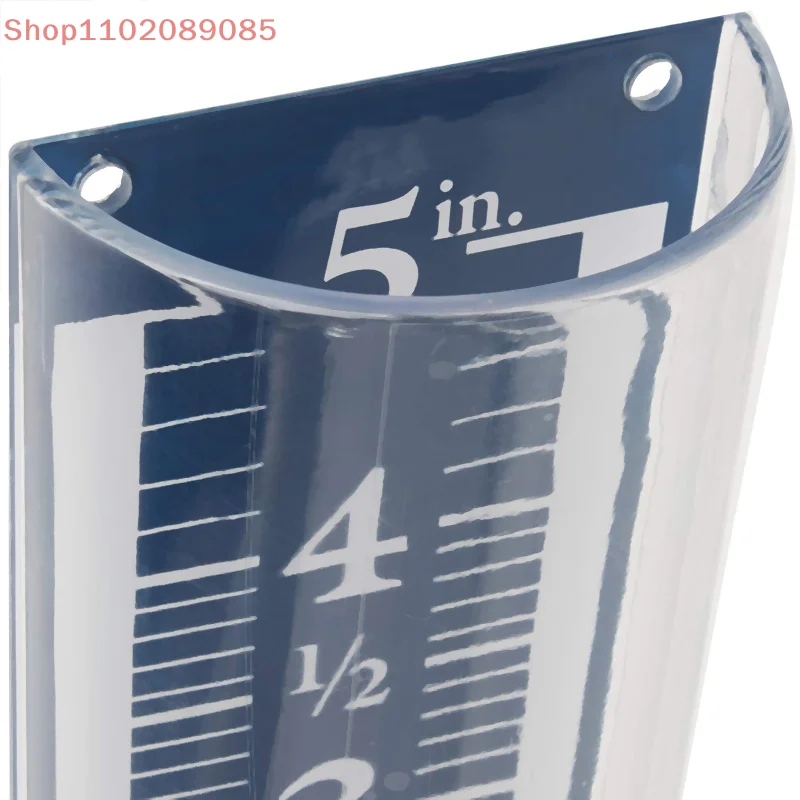 Medidor de lluvia duradero para exteriores con báscula de aumento para jardines